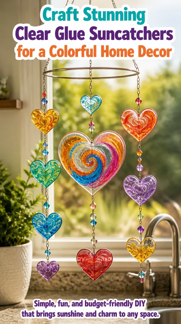 Craft Stunning Clear Glue Suncatchers for a Colorful Home Decor 8 Craft Stunning Clear Glue Suncatchers for a Colorful Home Decor