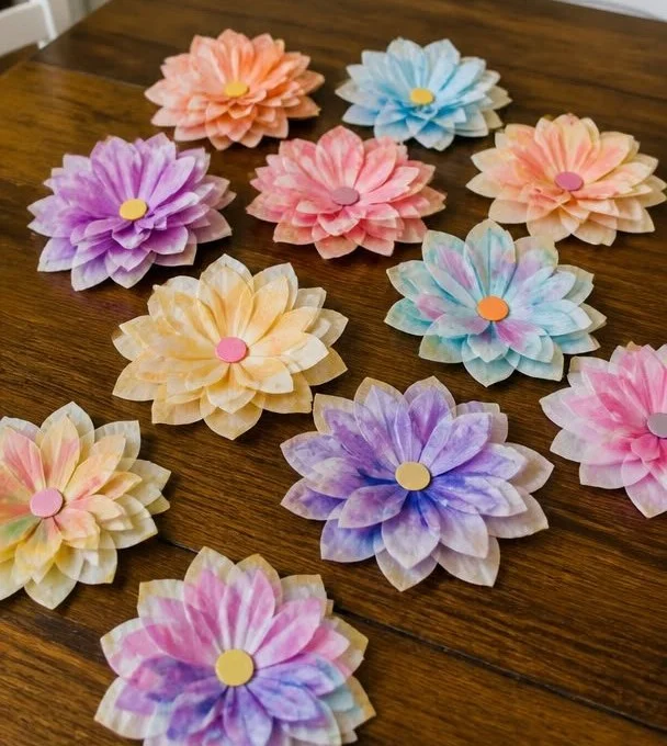 Create Colorful Coffee Filter Flowers for Fun Preschool Crafting 12 Create Colorful Coffee Filter Flowers for Fun Preschool Crafting