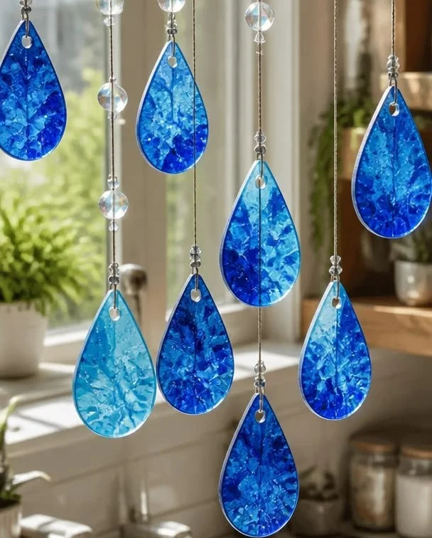 Create Stunning Blue Crayon Suncatchers with Simple Materials 12 Create Stunning Blue Crayon Suncatchers with Simple Materials