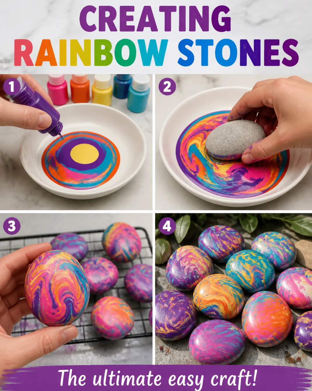 Creating Rainbow Stones 8 Creating Rainbow Stones