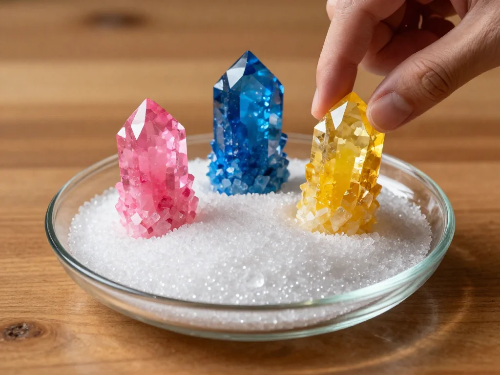 Crystal garden in 30 minutes grows sparkling crystal formations that look like magical blooming flowers ✨ Save this project! 9 Crystal garden in 30 minutes grows sparkling crystal formations that look like magical blooming flowers ✨ Save this project!