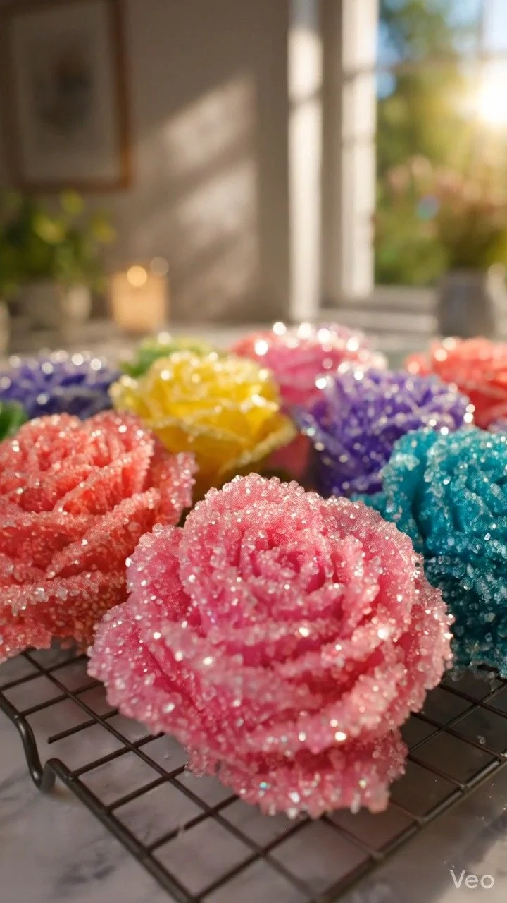 Crystalized Flowers 12 Crystalized Flowers