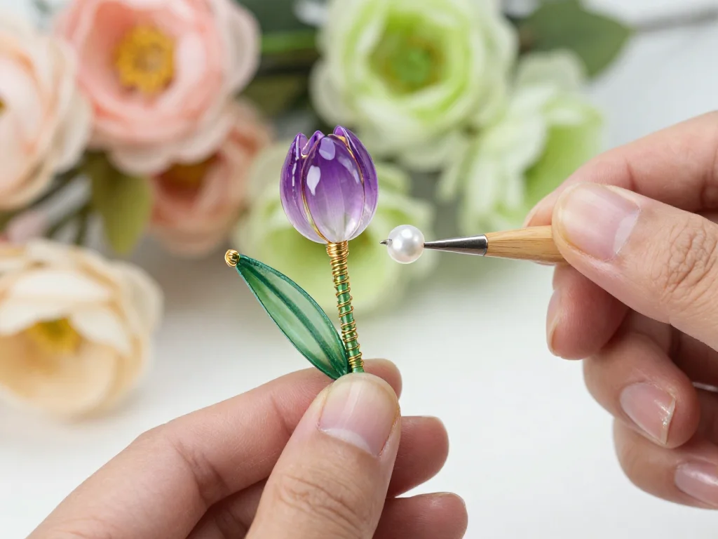 Dipping resin tulip transforms simple materials into a beautiful translucent flower with graceful petals ✨ A magical handmade DIY. Save this project! #TulipCraft #ResinCraft #FlowerDIY #CreativeKids 9 Dipping resin tulip transforms simple materials into a beautiful translucent flower with graceful petals ✨ A magical handmade DIY. Save this project! #TulipCraft #ResinCraft #FlowerDIY #CreativeKids