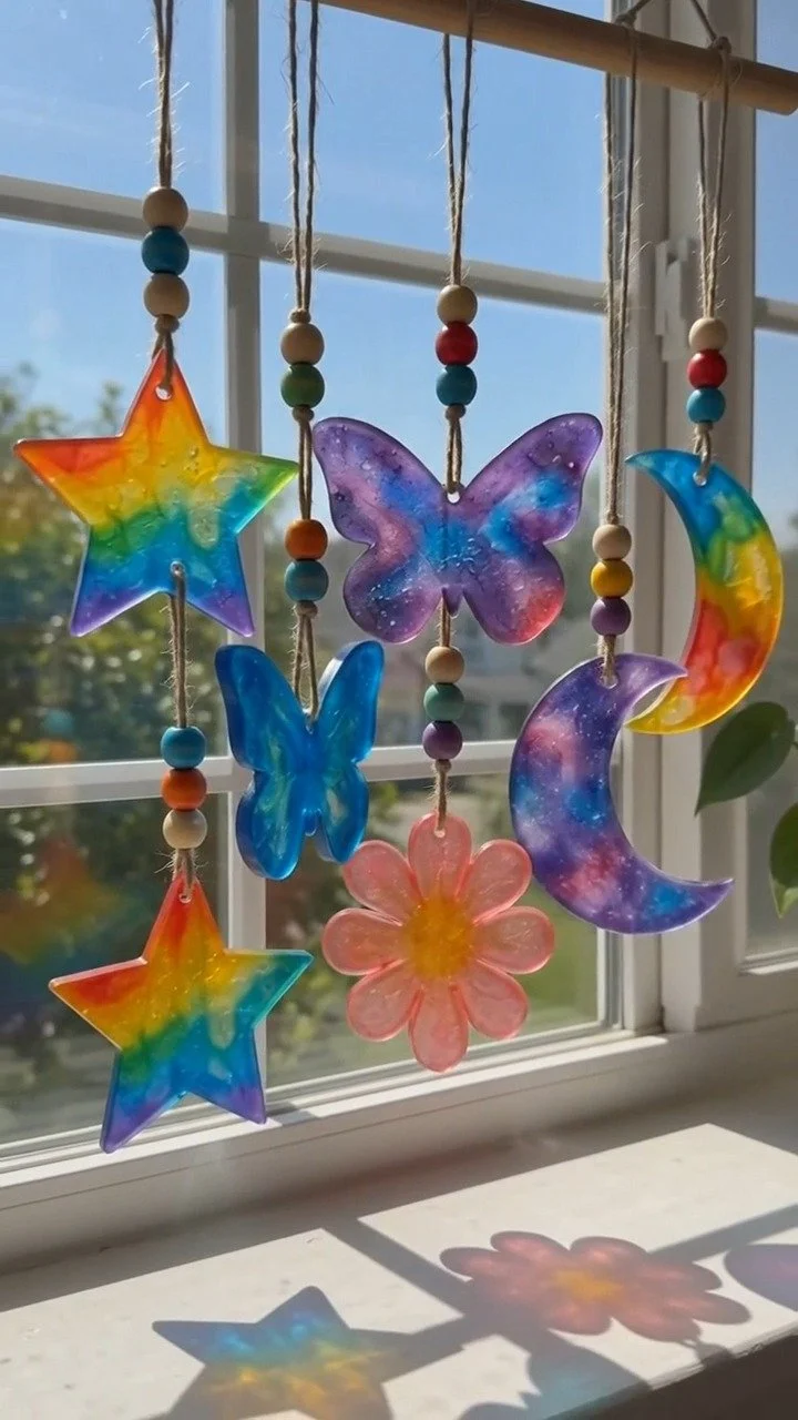 DIY Bioplastic Sun Catcher 12 DIY Bioplastic Sun Catcher