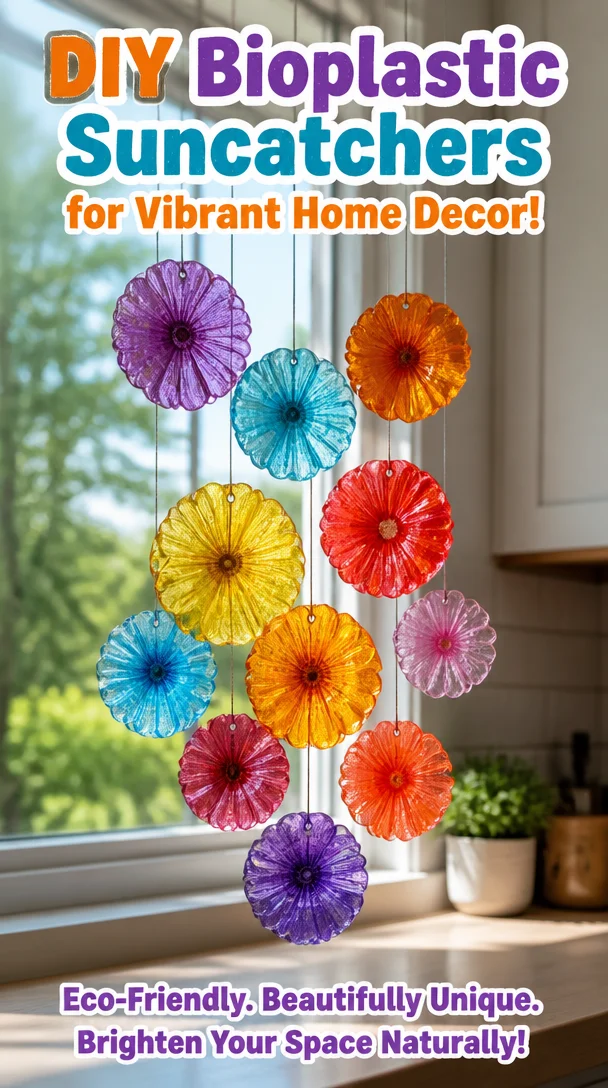 DIY Bioplastic Suncatchers for Vibrant Home Decor! 8 DIY Bioplastic Suncatchers for Vibrant Home Decor!