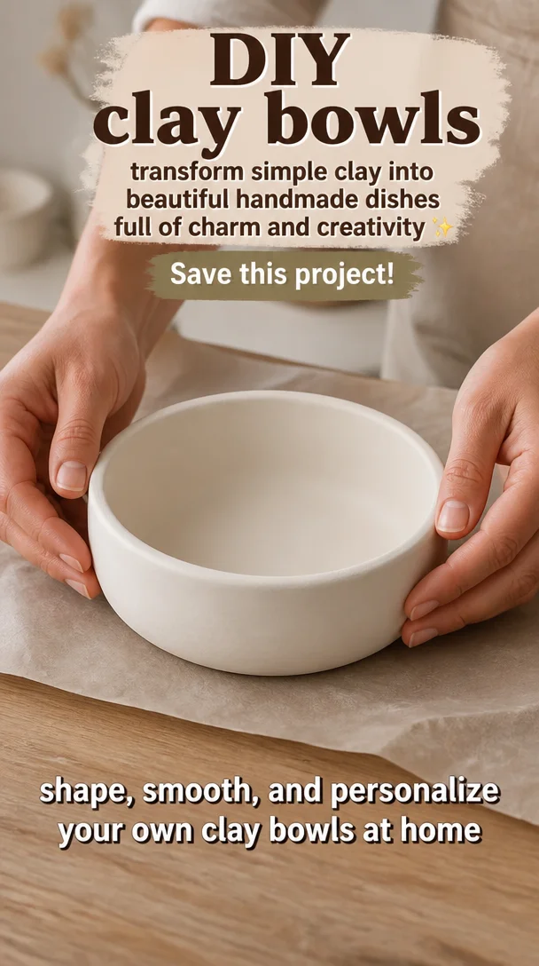 DIY clay bowls transform simple clay into beautiful handmade dishes full of charm and creativity ✨ Save this project! 8 DIY clay bowls transform simple clay into beautiful handmade dishes full of charm and creativity ✨ Save this project!