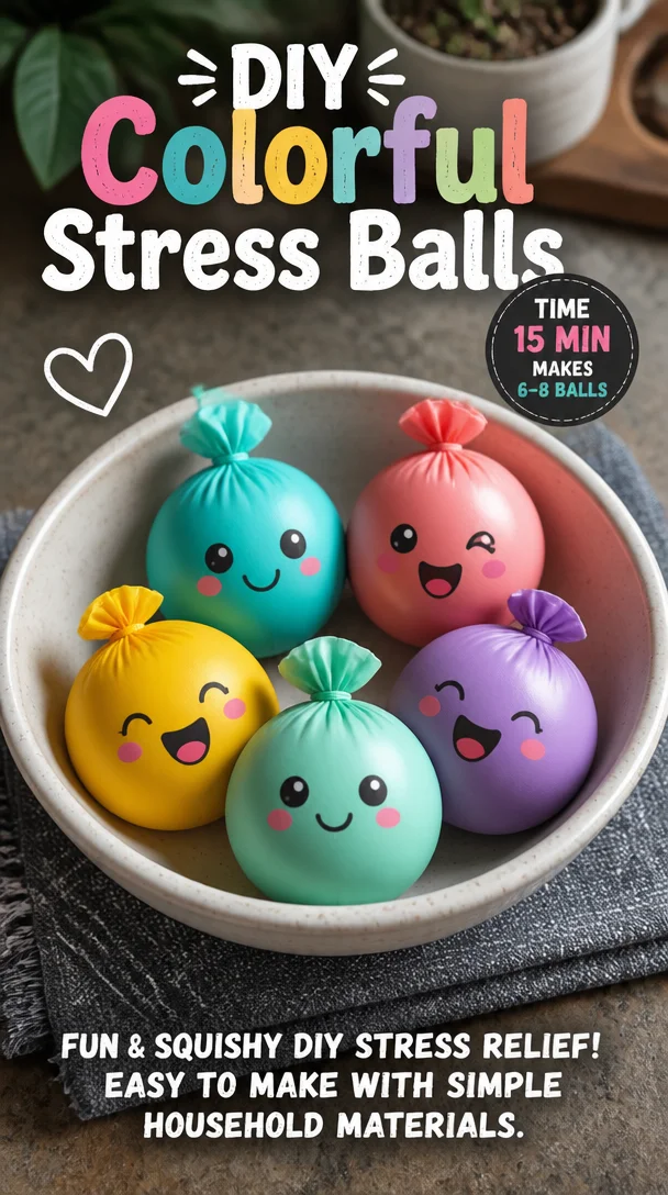 DIY Colorful Stress Balls 7 DIY Colorful Stress Balls