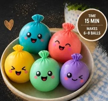 DIY Colorful Stress Balls 9 DIY Colorful Stress Balls