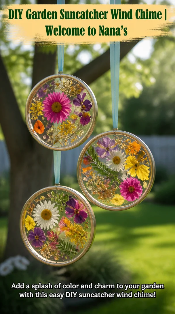 DIY Garden Suncatcher Wind Chime | Welcome to Nana's 8 DIY Garden Suncatcher Wind Chime | Welcome to Nana's