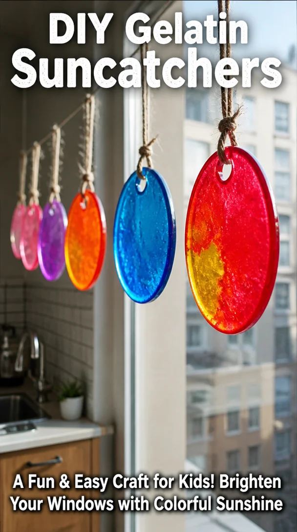 DIY Gelatin Suncatchers 8 DIY Gelatin Suncatchers