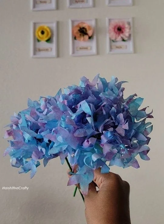 DIY Paper Hydrangeas | How to Make Hydrangea Flowers with Coffee Filters 12 DIY Paper Hydrangeas | How to Make Hydrangea Flowers with Coffee Filters