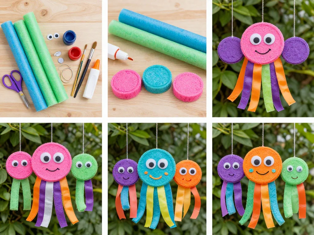 DIY Pool Noodle Ocean Creatures 9 DIY Pool Noodle Ocean Creatures
