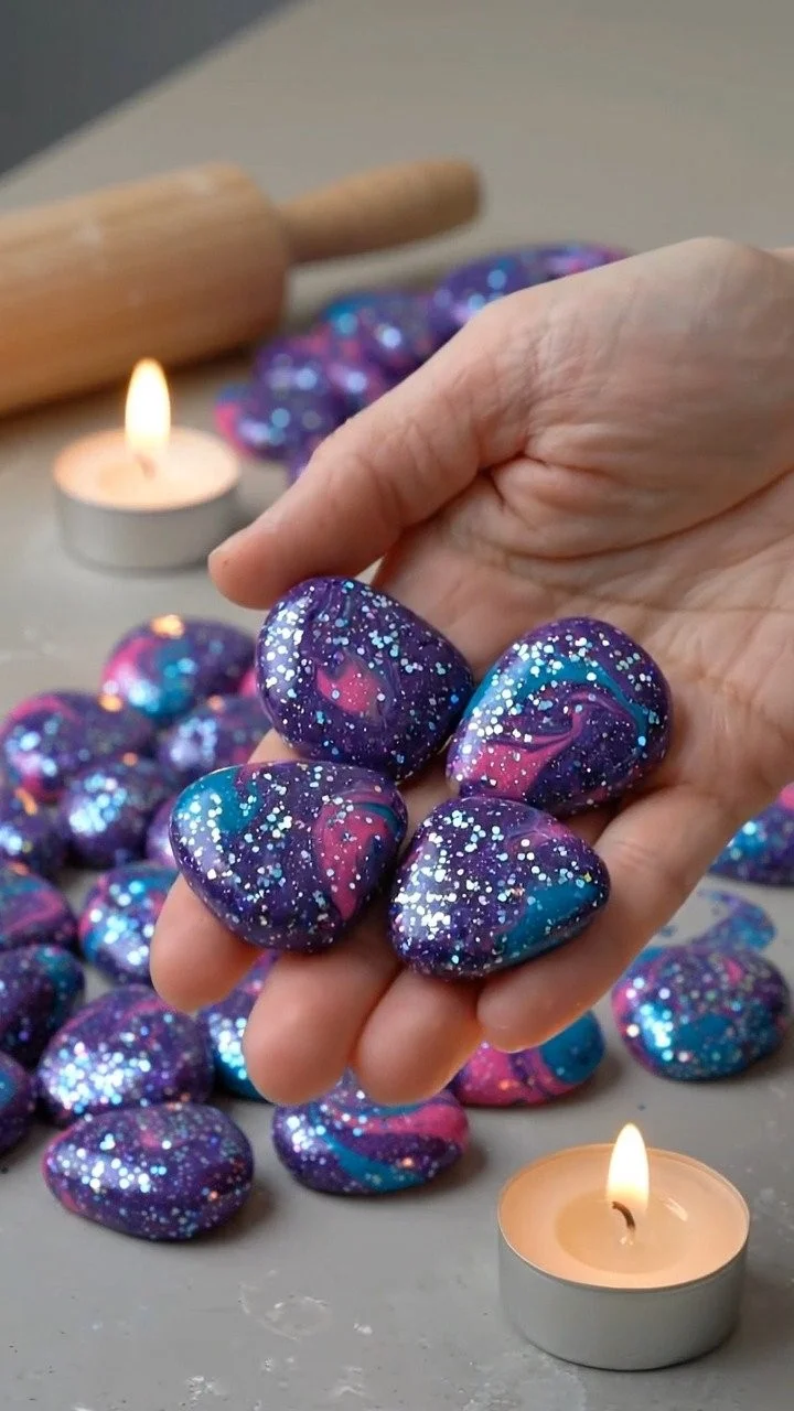 DIY sparkling crystal worry stones create calming sensory keepsakes with beautiful shimmering effects ✨ A relaxing craft for all ages. Save this project! #WorryStones #SensoryPlay #CrystalCraft #Crea... 10 DIY sparkling crystal worry stones create calming sensory keepsakes with beautiful shimmering effects ✨ A relaxing craft for all ages. Save this project! #WorryStones #SensoryPlay #CrystalCraft #Crea...