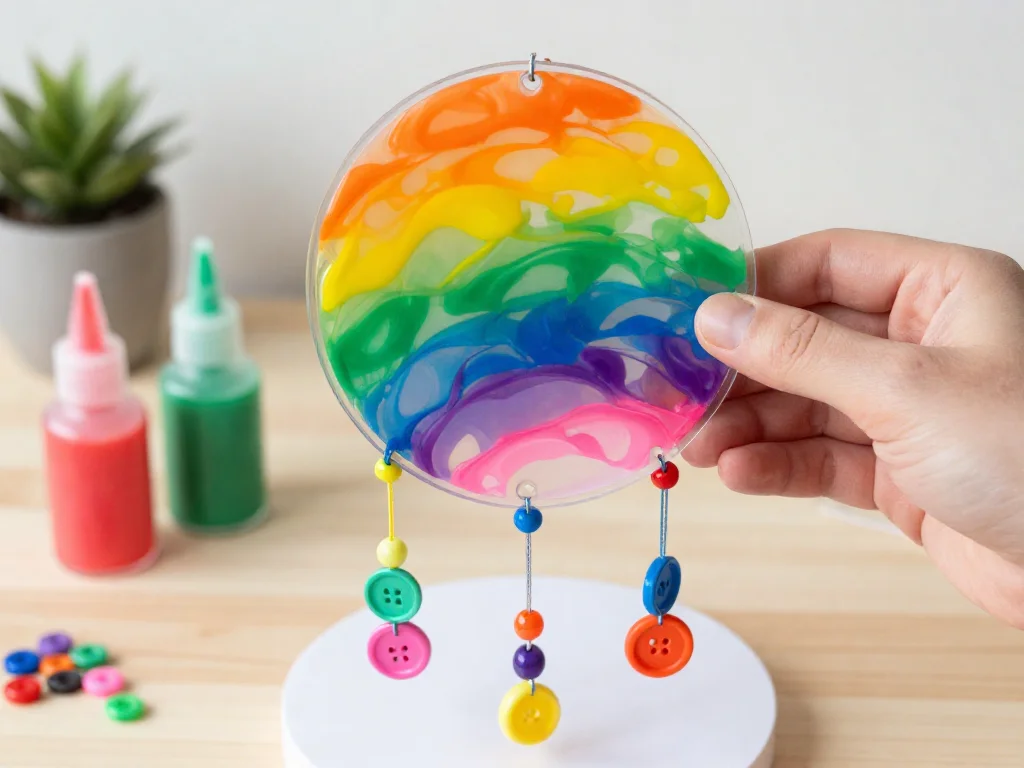 DIY swirled glue window suncatcher creates mesmerizing colorful patterns that glow beautifully in sunlight ✨ A magical decorative DIY. Save this project! #SuncatcherDIY #GlueCraft #KidsArt #CreativeK... 9 DIY swirled glue window suncatcher creates mesmerizing colorful patterns that glow beautifully in sunlight ✨ A magical decorative DIY. Save this project! #SuncatcherDIY #GlueCraft #KidsArt #CreativeK...