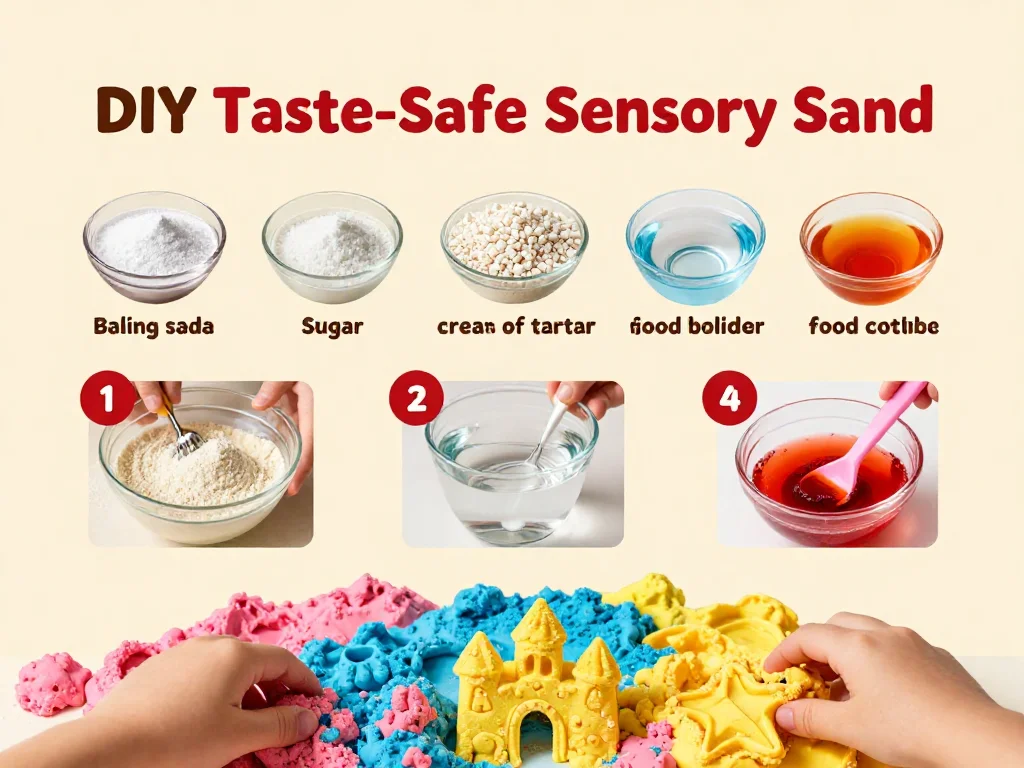 DIY Taste-Safe Sensory Sand 9 DIY Taste-Safe Sensory Sand