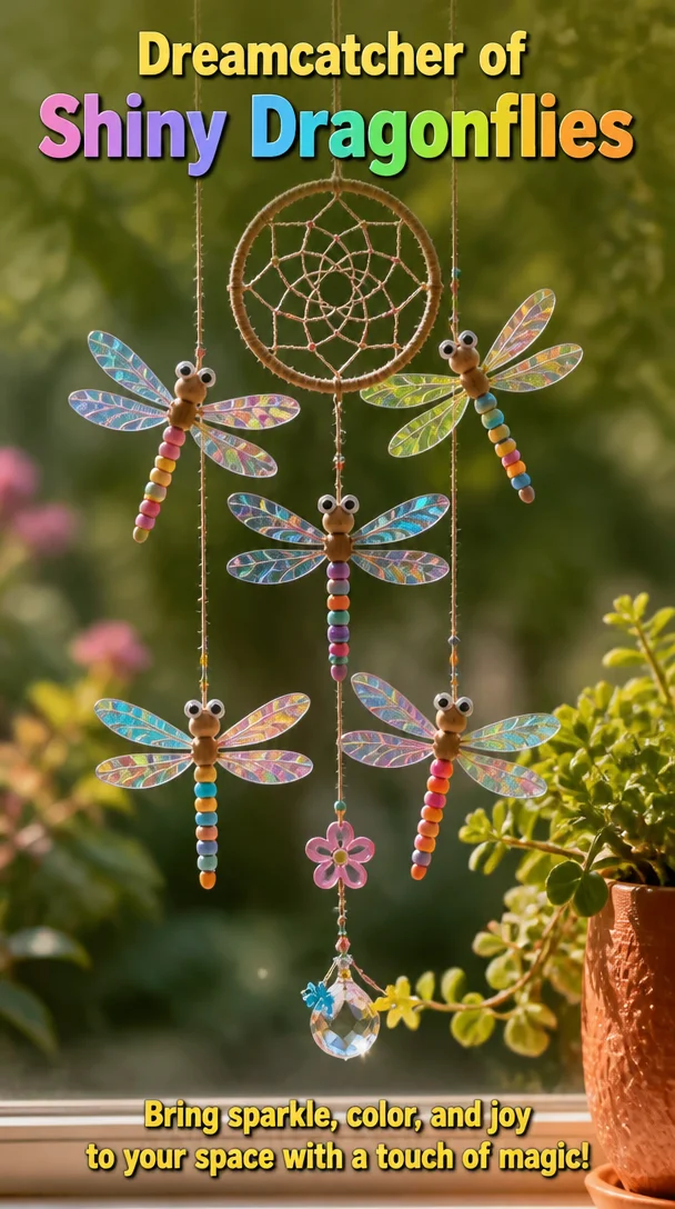 Dreamcatcher of Shiny Dragonflies 8 Dreamcatcher of Shiny Dragonflies