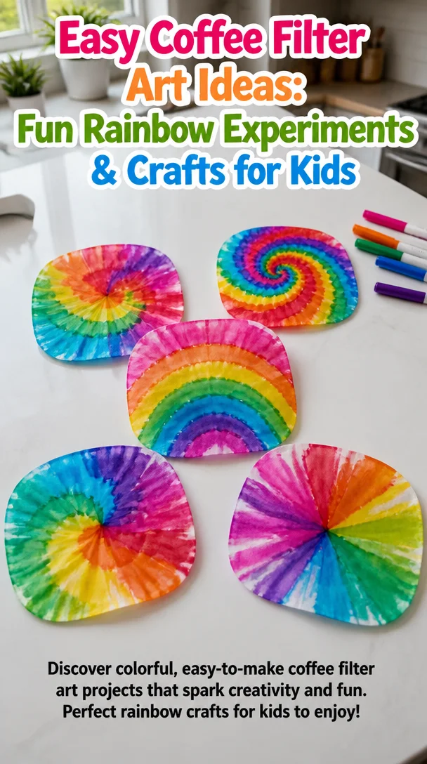 Easy Coffee Filter Art Ideas: Fun Rainbow Experiments & Crafts for Kids 8 Easy Coffee Filter Art Ideas: Fun Rainbow Experiments & Crafts for Kids