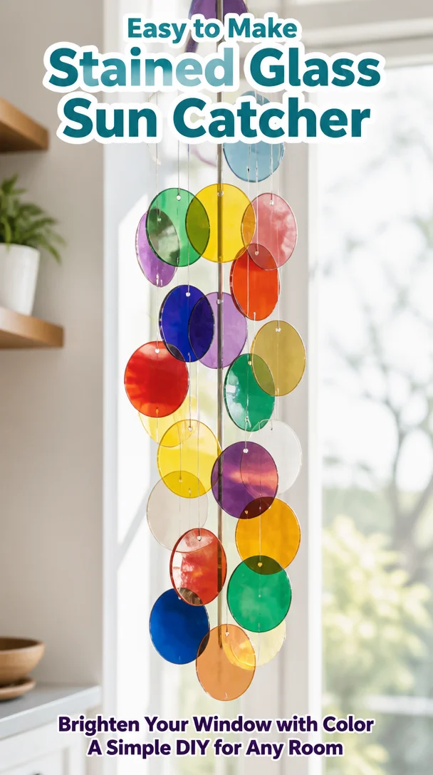 Easy to Make Stained Glass Sun Catcher 8 Easy to Make Stained Glass Sun Catcher