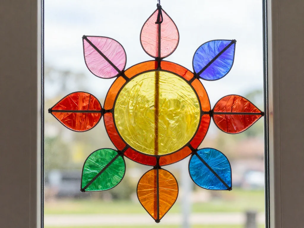 Easy to Make Stained Glass Sun Catcher 10 Easy to Make Stained Glass Sun Catcher
