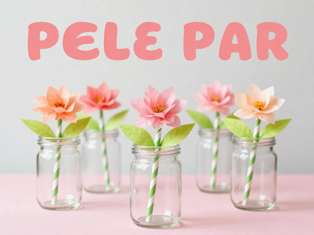 Easy Two-Step Coffee Filter Flower Straws! 10 Easy Two-Step Coffee Filter Flower Straws!
