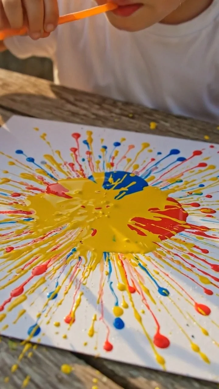 Fireworks straw painting creates spectacular bursting paint patterns using simple straws and vibrant colors ✨ A fun art activity for kids. Save this project! #FireworkCraft #KidsArt #CreativeKids #DI 9 Fireworks straw painting creates spectacular bursting paint patterns using simple straws and vibrant colors ✨ A fun art activity for kids. Save this project! #FireworkCraft #KidsArt #CreativeKids #DI