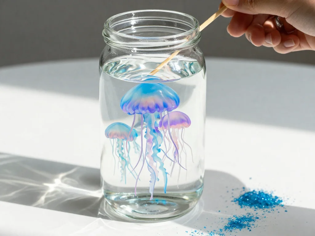 Floating jellyfish craft creates whimsical underwater-inspired decorations full of color and movement ✨ A fun ocean-themed DIY. Save this project! 8 Floating jellyfish craft creates whimsical underwater-inspired decorations full of color and movement ✨ A fun ocean-themed DIY. Save this project!