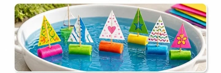 Floating Sailboats from Pool Noodles: A delightful craft that brings smiles and joy during family time by the water! 🥰 10 Floating Sailboats from Pool Noodles: A delightful craft that brings smiles and joy during family time by the water! 🥰