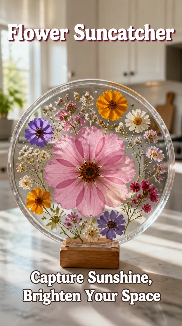 Flower Suncatcher 8 Flower Suncatcher