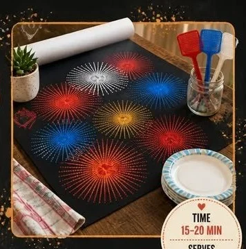 Fly Swatter Firework Prints 10 Fly Swatter Firework Prints
