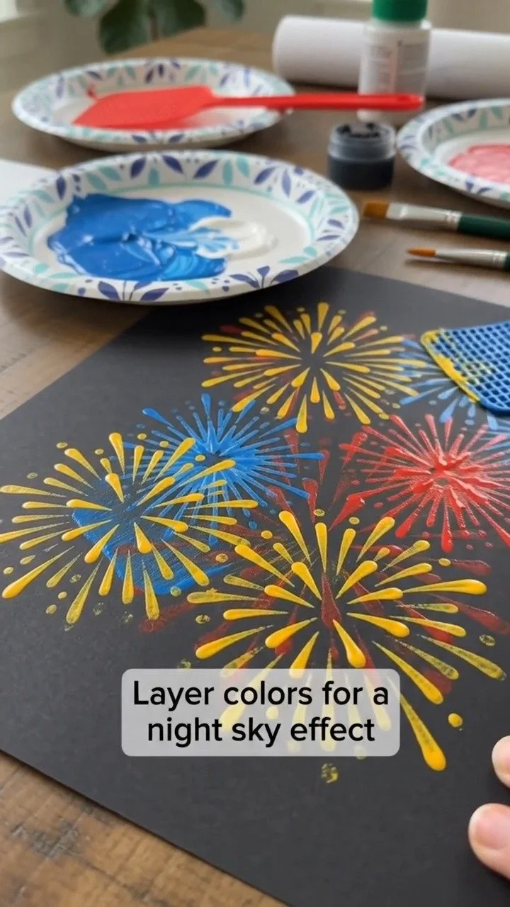 Fly Swatter Fireworks Prints 12 Fly Swatter Fireworks Prints