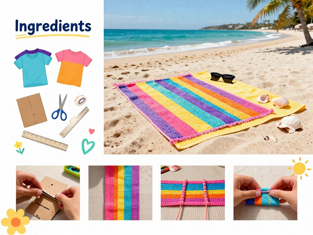 Friendship rug with beach towels 9 Friendship rug with beach towels