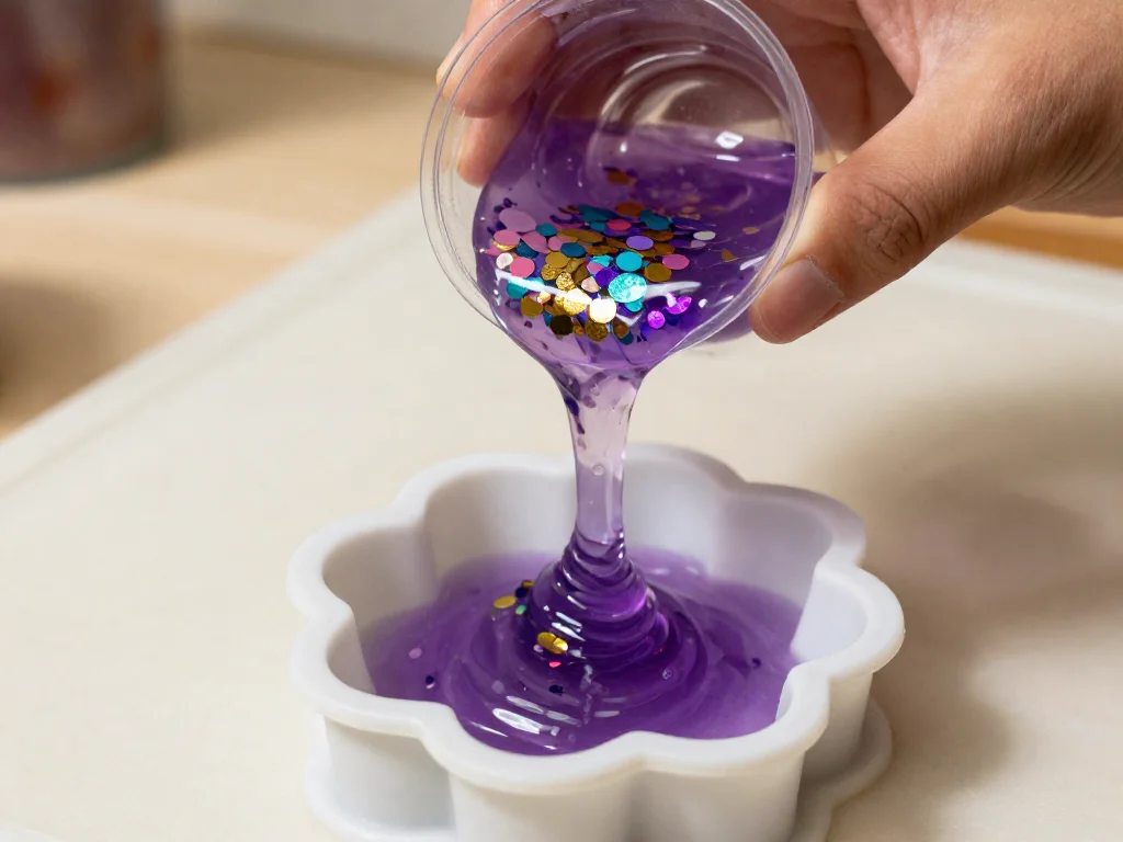 Glitter Flower Molds 9 Glitter Flower Molds