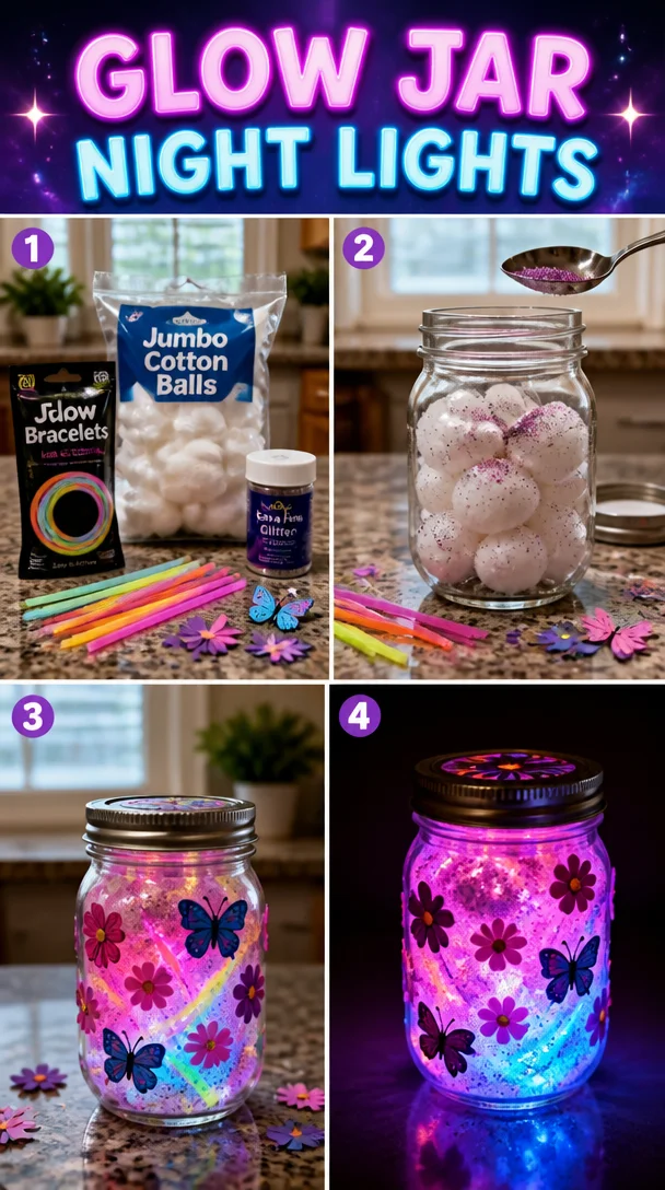 Glow Jar Night Lights 2 Glow Jar Night Lights