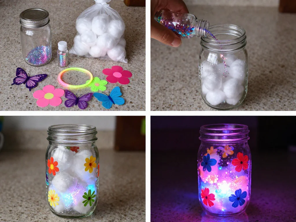 Glow Jar Night Lights 3 Glow Jar Night Lights