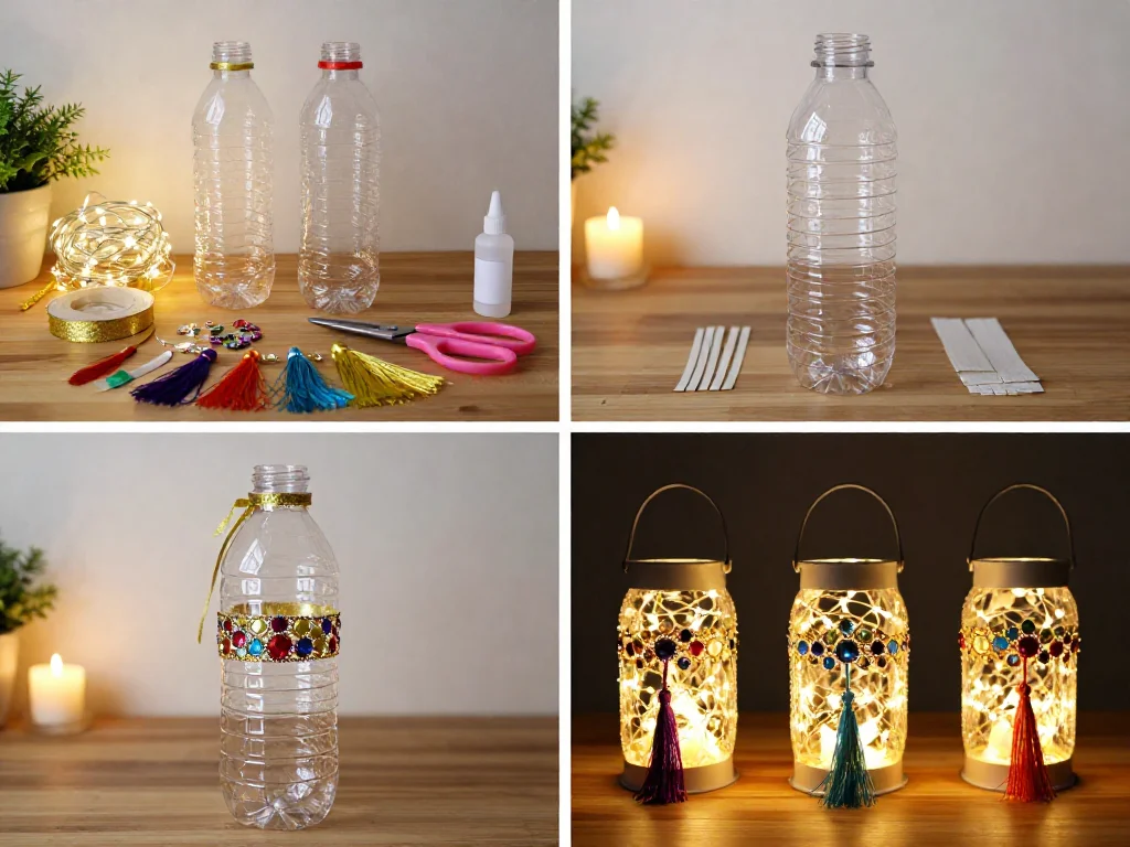 Glowing Bottle Lanterns 9 Glowing Bottle Lanterns