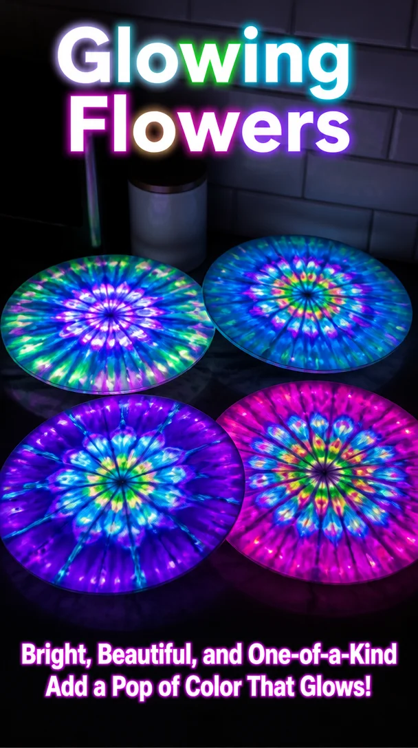 Glowing Flowers 8 Glowing Flowers