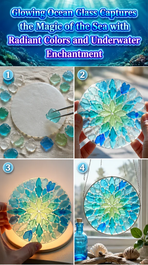 Glowing Ocean Glass Captures the Magic of the Sea with Radiant Colors and Underwater Enchantment 8 Glowing Ocean Glass Captures the Magic of the Sea with Radiant Colors and Underwater Enchantment