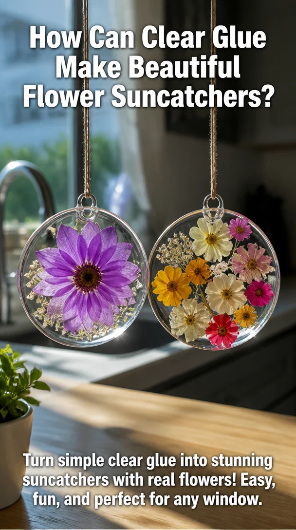 How Can Clear Glue Make Beautiful Flower Suncatchers? 8 How Can Clear Glue Make Beautiful Flower Suncatchers?