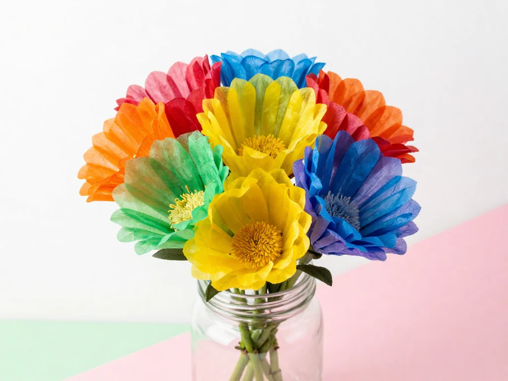 How to Make Coffee Filter Flowers 9 How to Make Coffee Filter Flowers