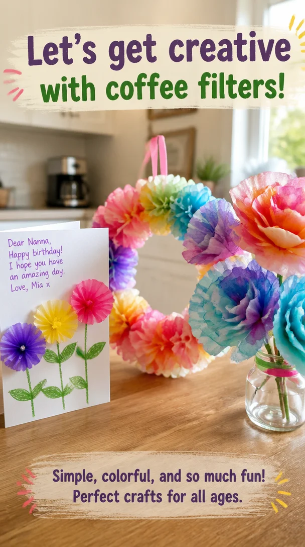 Let's get creative with coffee filters! 8 Let's get creative with coffee filters!