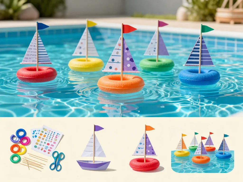 Making Pool Noodle Boats 9 Making Pool Noodle Boats
