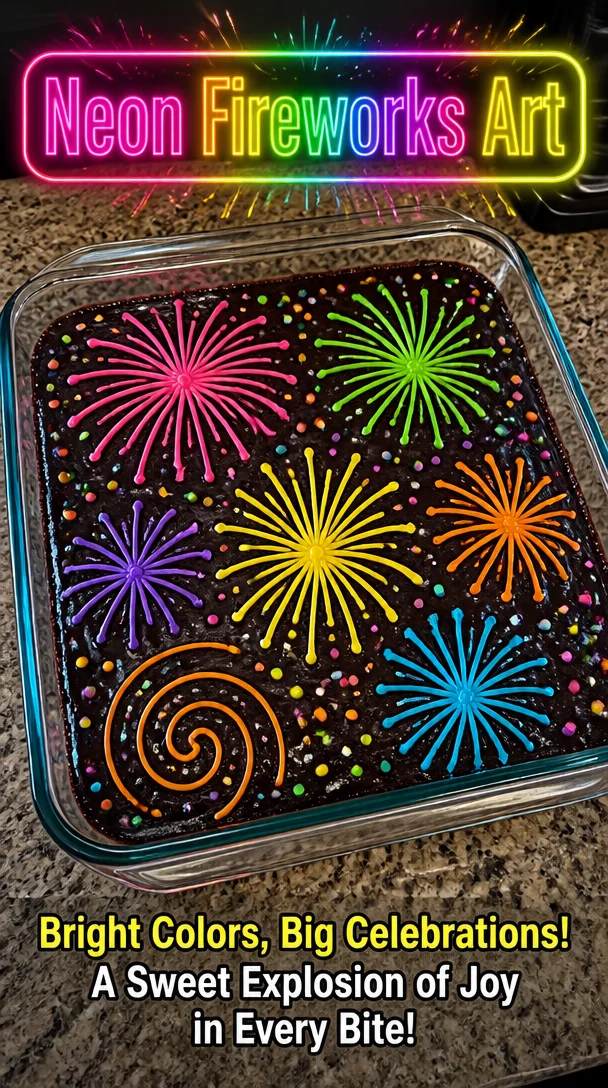 Neon Fireworks Art 8 Neon Fireworks Art