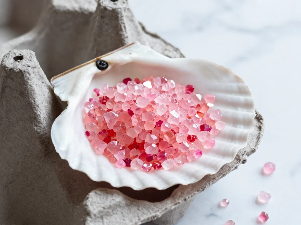 Pink crystal growing seashell transforms into a sparkling pink ocean treasure covered in crystals ✨ Save this magical DIY! 9 Pink crystal growing seashell transforms into a sparkling pink ocean treasure covered in crystals ✨ Save this magical DIY!