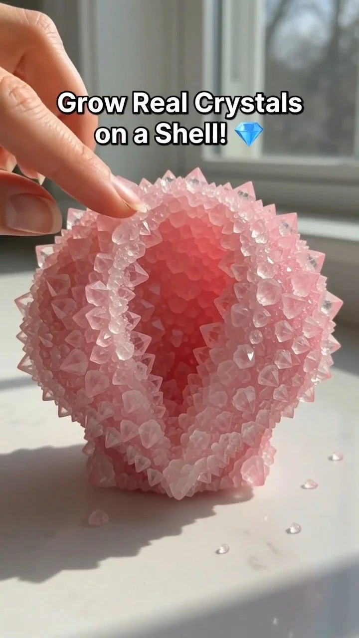 Pink Crystal Seashell 11 Pink Crystal Seashell