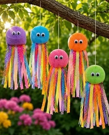 Pool Noodle Jellyfish Decoration 12 Pool Noodle Jellyfish Decoration