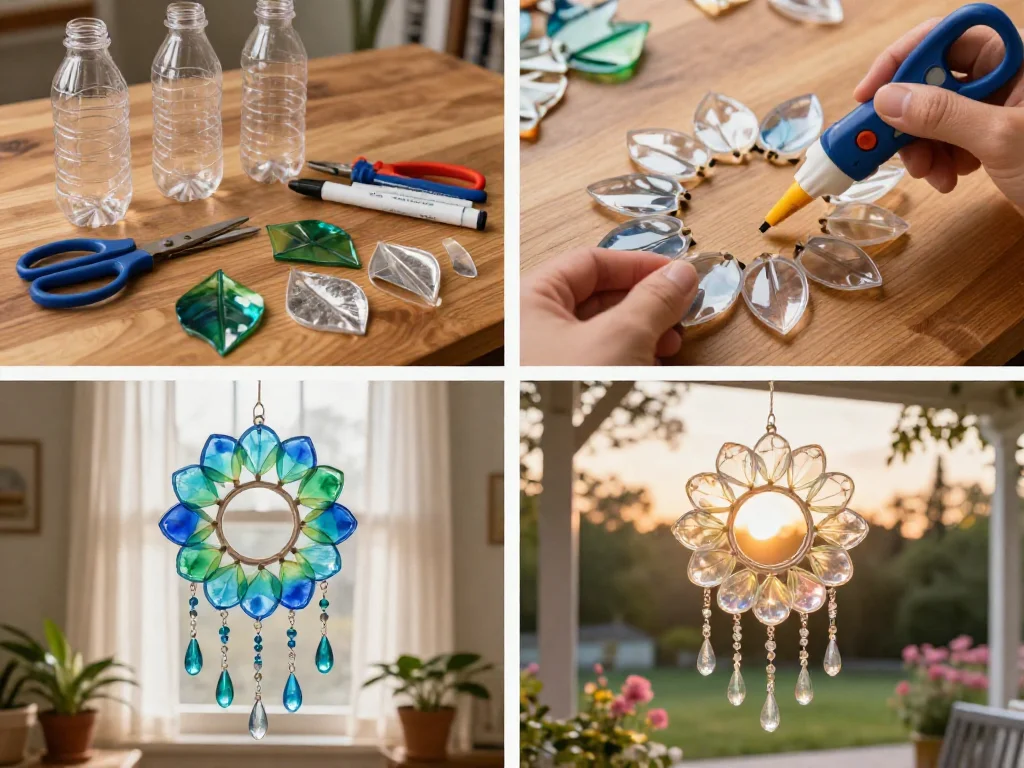 Recycled Plastic Bottle Crystal Suncatcher 9 Recycled Plastic Bottle Crystal Suncatcher