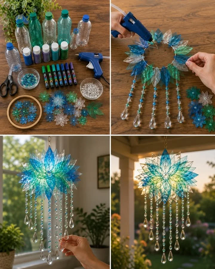 Recycled Plastic Bottle Crystal Suncatcher 12 Recycled Plastic Bottle Crystal Suncatcher