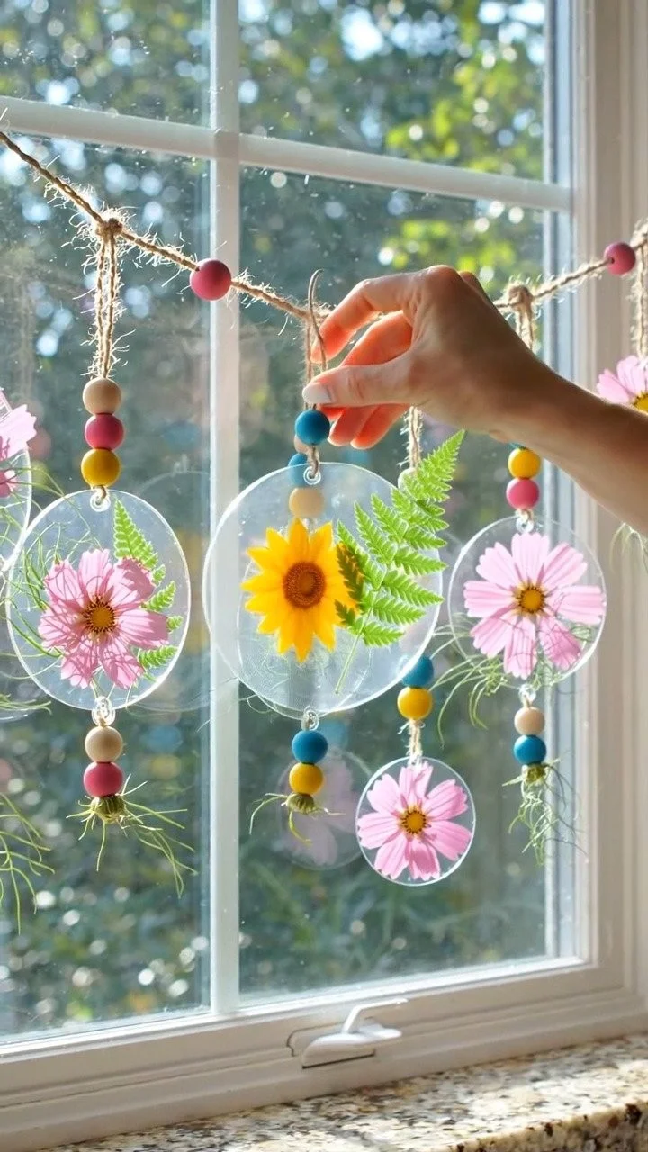Simple bio-plastic flower suncatchers combine floral beauty with eco-friendly glowing window art ✨ A creative sustainable DIY. Save this project! #BioplasticDIY #SuncatcherDIY #FlowerDIY #EcoCraft #C... 10 Simple bio-plastic flower suncatchers combine floral beauty with eco-friendly glowing window art ✨ A creative sustainable DIY. Save this project! #BioplasticDIY #SuncatcherDIY #FlowerDIY #EcoCraft #C...