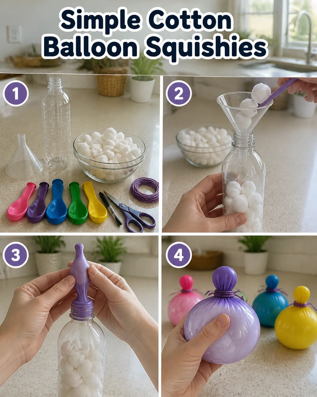 Simple Cotton Balloon Squishies 8 Simple Cotton Balloon Squishies