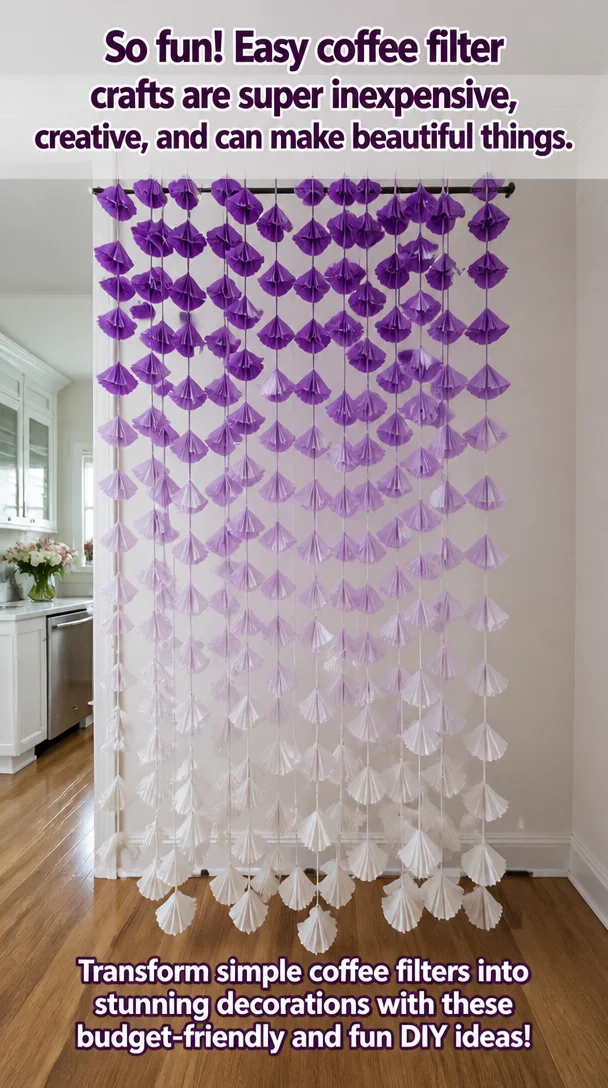 So fun! Easy coffee filter crafts are super inexpensive, creative, and can make beautiful things. 8 So fun! Easy coffee filter crafts are super inexpensive, creative, and can make beautiful things.